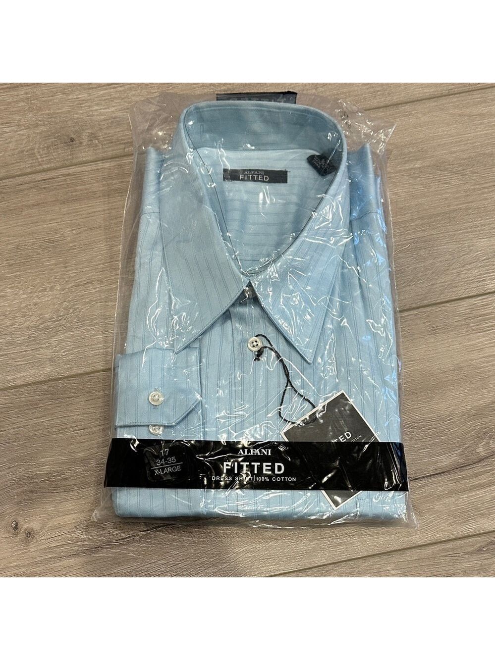 Alfani Men's Light Blue Dress Shirt